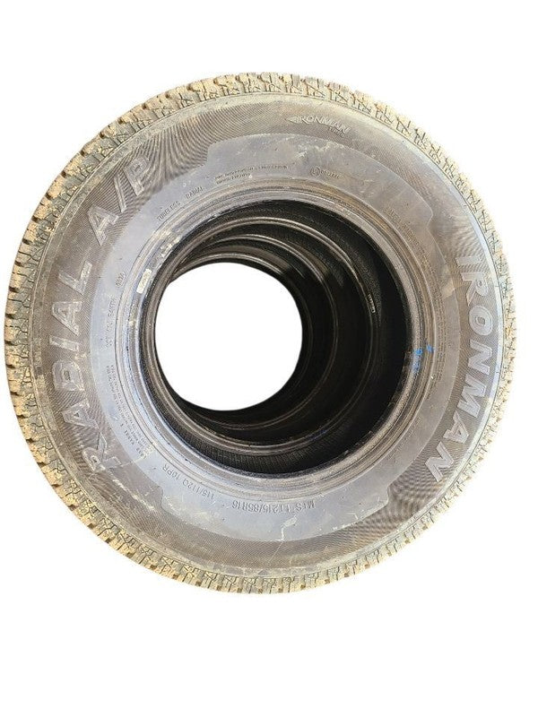 Set Of 4 Used Tires 215 85 16 IRONMAN 90% 672828