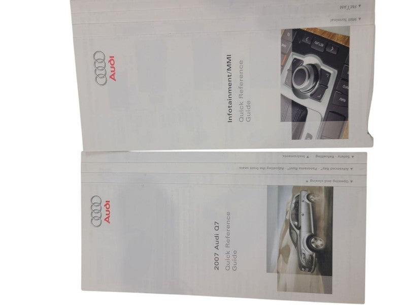 Q7 AUDI   2007 Owners Manual 628020