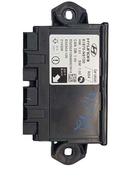 TUCSON    2022 Tailgate Liftgate Control Module 81870N9100 Chassis ECM
