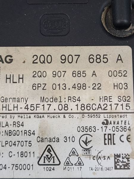 JETTA     2019 Camera/Projector 599881