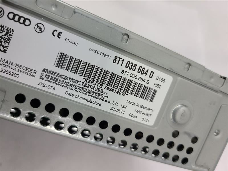 Audio Equipment Radio Player Multimedia Dash Mounted Fits 08-09 AUDI A