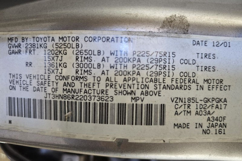 Seat Belt Front Bucket Passenger Buckle SR5 Fits 00-02 4 RUNNER 627834