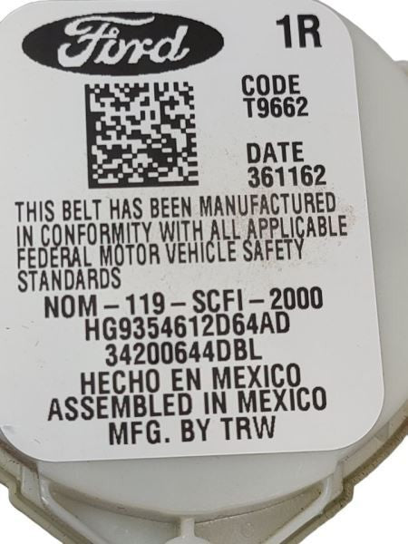 Seat Belt Front Passenger Retractor Fits 17-20 FUSION 598816