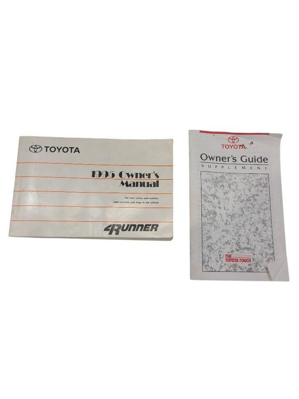 4 RUNNER  1995 Owners Manual 659832