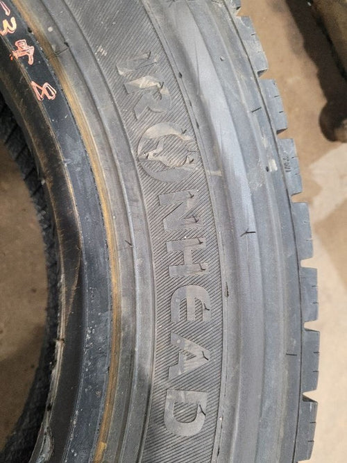 1 Used Tire  225-70-19.5  Ironhead 11/32  660595