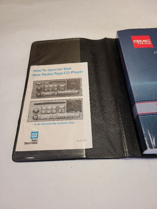 TGMC2500  1995 Owners Manual 625232