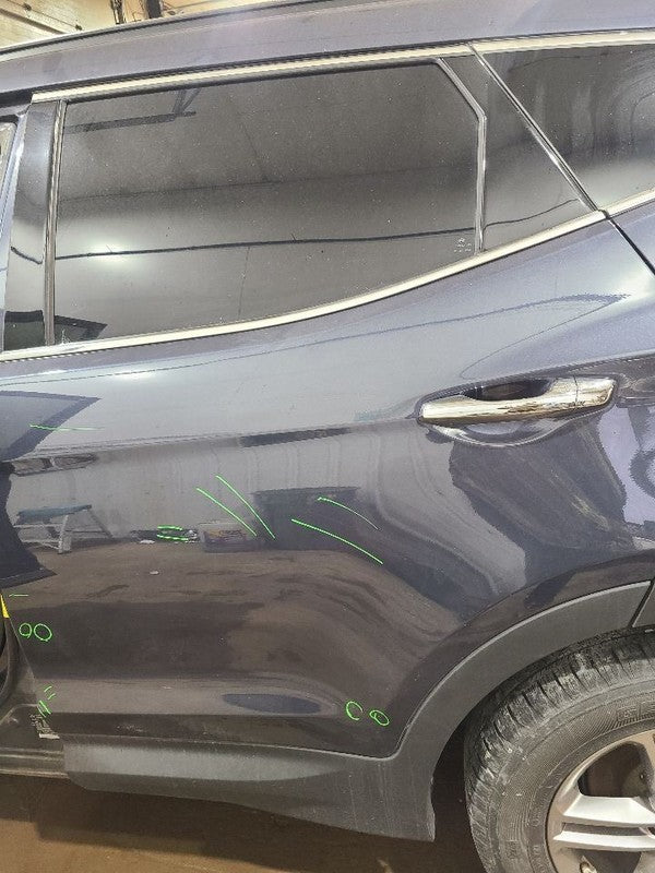 Driver Rear Side Door Electric Privacy Tint Glass Fits 13-18 SANTA FE 