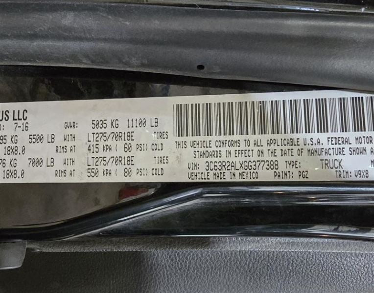 Engine ECM Emission Control 6.7L Diesel Fits 16 DODGE 2500 PICKUP 5878