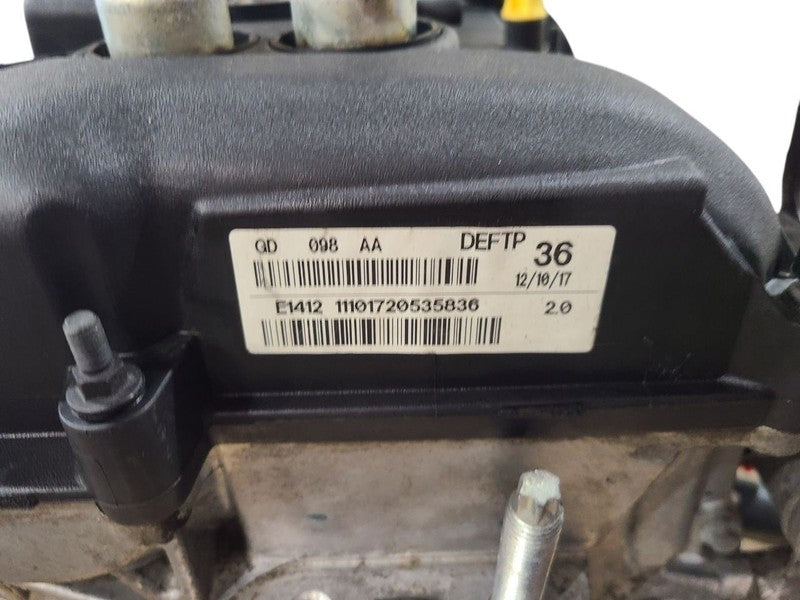 Engine 2.0L VIN L 8th Digit Thru 05/08/18 Fits 18 ECOSPORT 610269