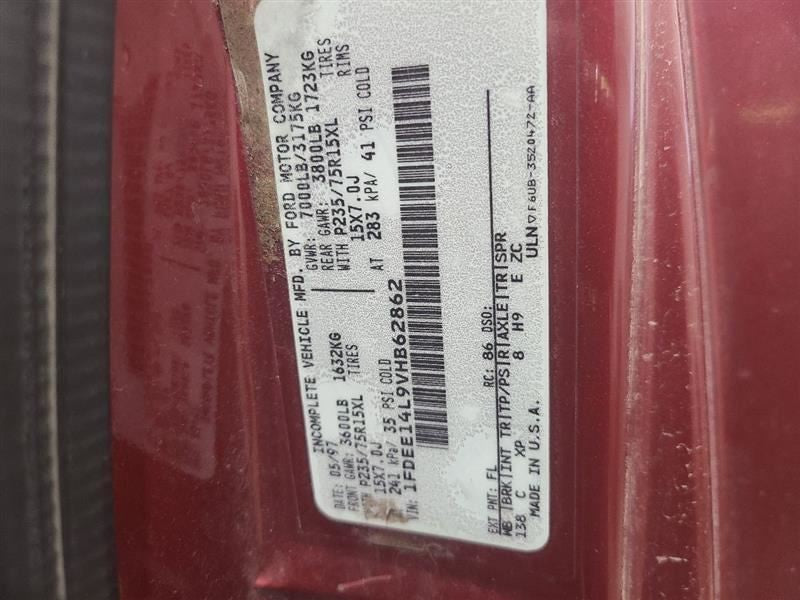 Air Bag Driver Fits 97 FORD E150 VAN 571566