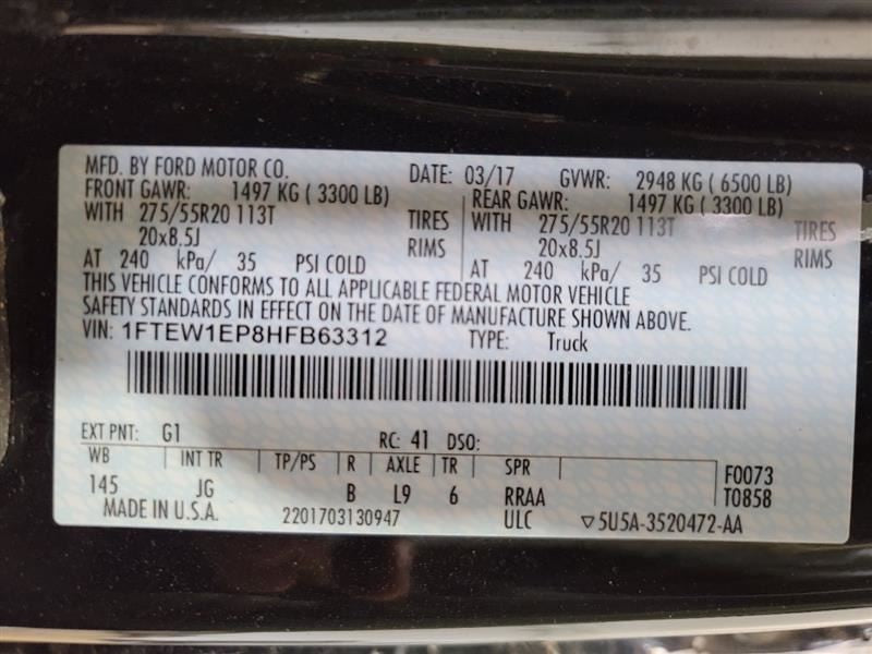 AC Compressor Turbo R1234YF Fits 17 FORD F150 PICKUP 555689