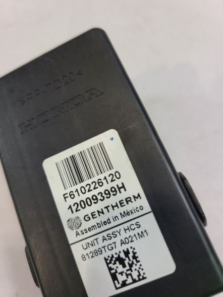 RIDGELINE 2020 Seat Heater Control Module Chassis ECM 559721
