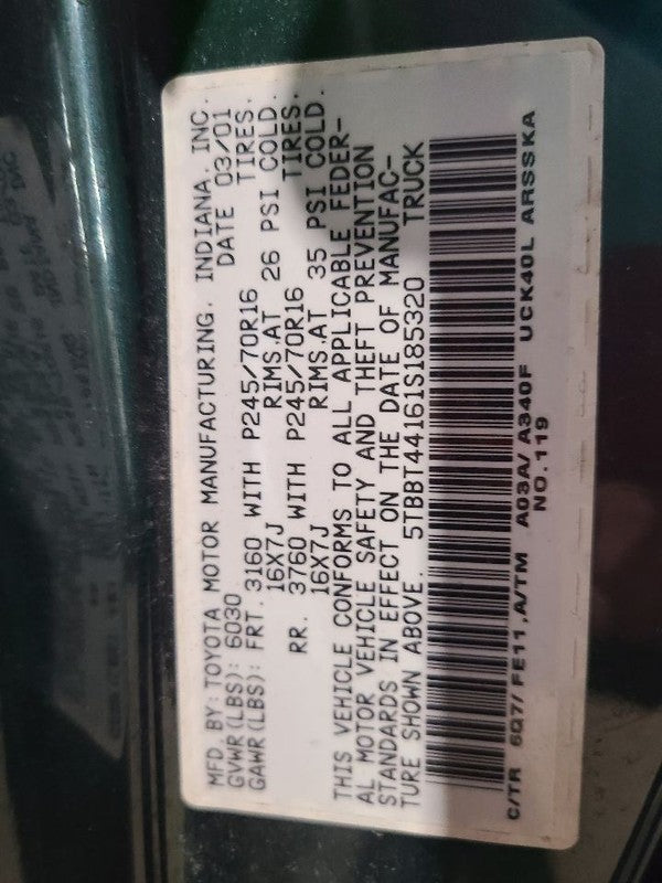 TUNDRA    2001 Headliner 677128