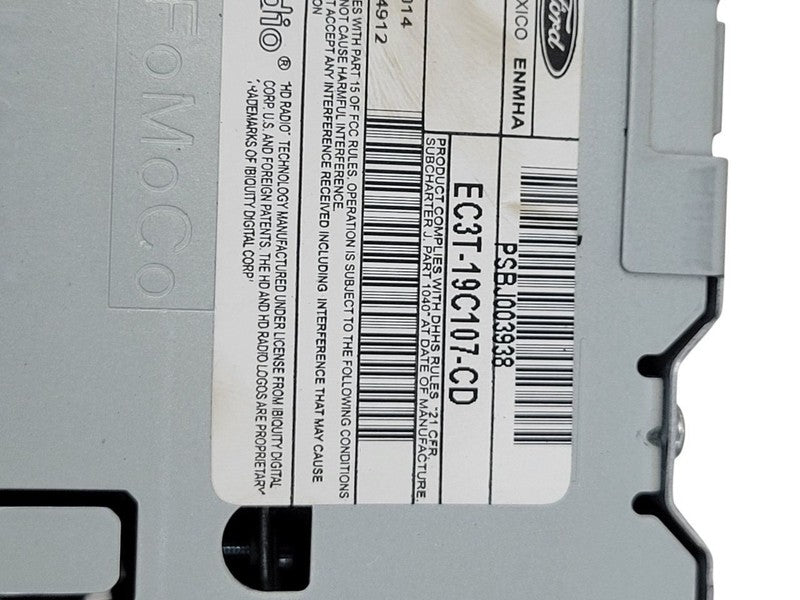 Audio Equipment Radio Receiver Single Disc Fits 14-16 FORD F250SD PICK