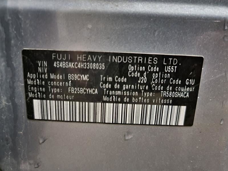 OUTBAKLEG 2017 Valve Cover 537866