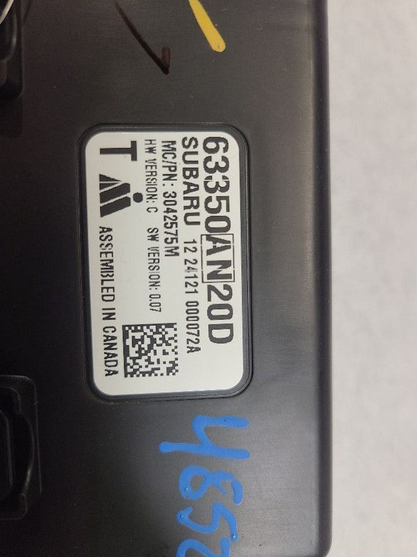 Chassis ECM Door Power Gate Control Left Hand Quarter Fits 23 LEGACY 6
