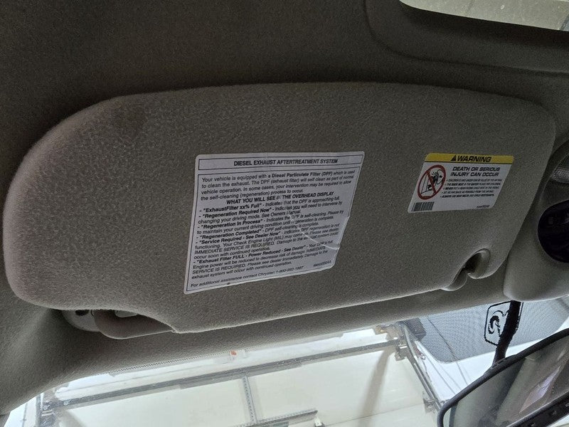 Driver Sun Visor Crew Cab 4 Door Fits 09-12 DODGE 1500 PICKUP 621415