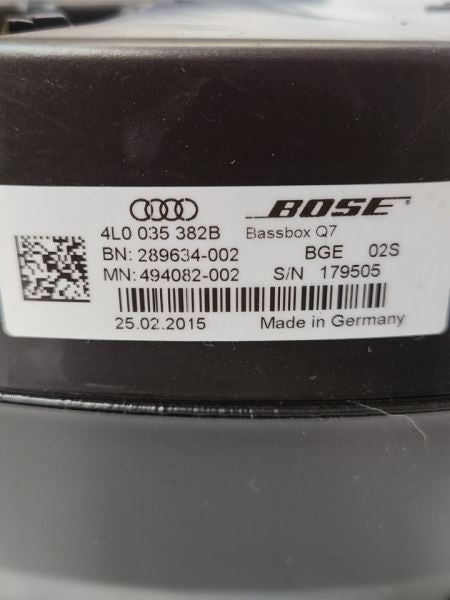 Q7 AUDI   2015 Speaker 591342