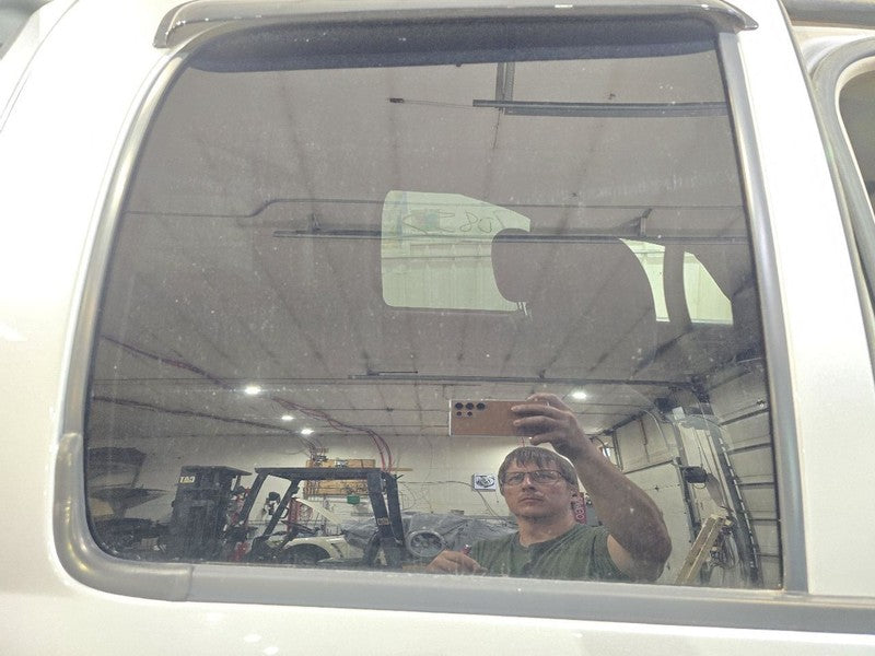 Driver Rear Door Glass Chassis Quad Cab Fits 03-10 DODGE 3500 PICKUP 6