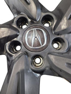 Wheel 19x8 Alloy 5 Twisted Spoke Painted Black Fits 23-26 INTEGRA 6713