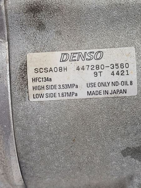 AC Compressor ID SCSA08H Fits 17-19 IMPREZA 557939