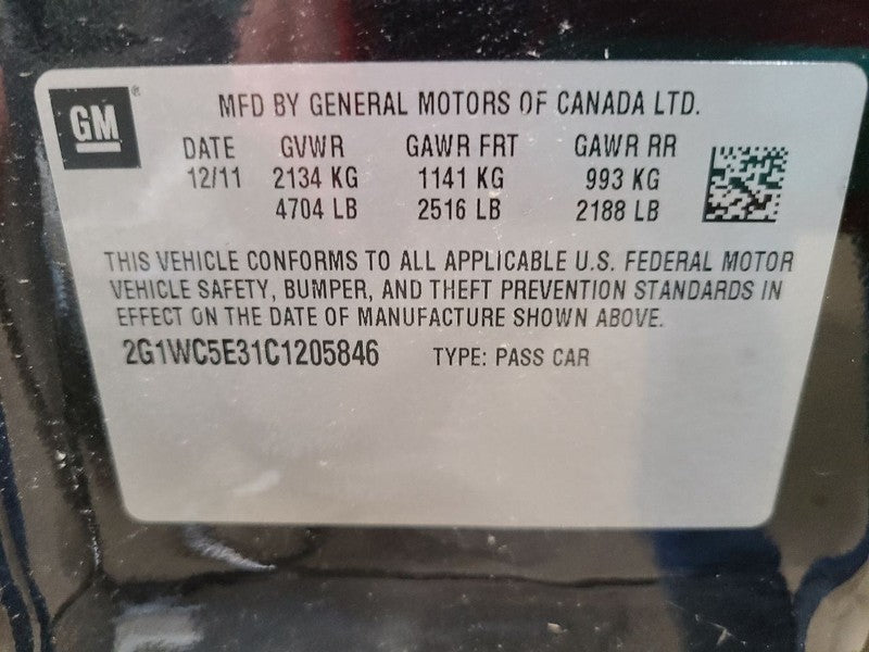 Fuel Tank Type Flex Fuel Vehicle Opt Fhs Fits 12 IMPALA 672170