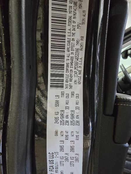 Passenger Air Bag Front Passenger Knee Fits 14-18 CHEROKEE 579038