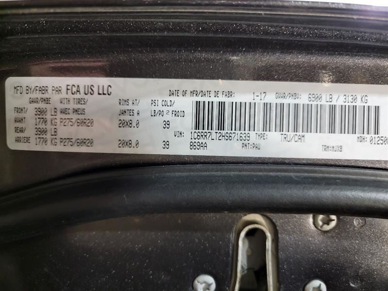 Driver Lower Control Arm Front 5 Lug Wheel Fits 13-20 DODGE 1500 PICKU