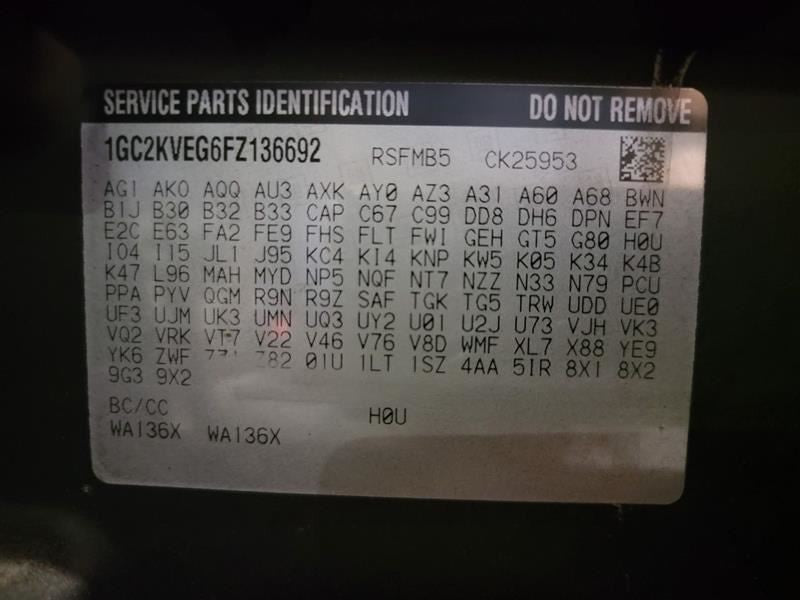 Audio Equipment Radio Control Panel Fits 14-15 SILVERADO 1500 PICKUP 5