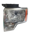 Driver Headlight Halogen Bright Border Trim Fits 09-14 FORD F150 PICKU