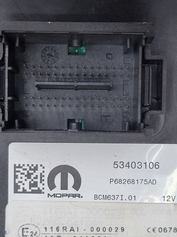 Chassis ECM Body Control BCM ID 68268175 Fits 15-17 PROMASTER 2500 VAN