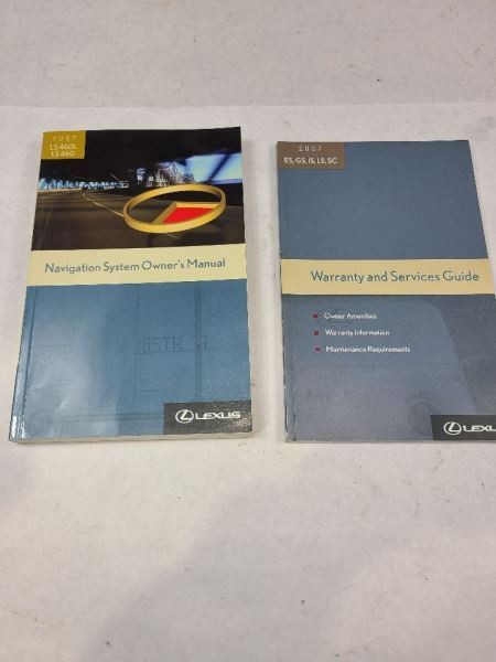 LS460     2007 Owners Manual 561099