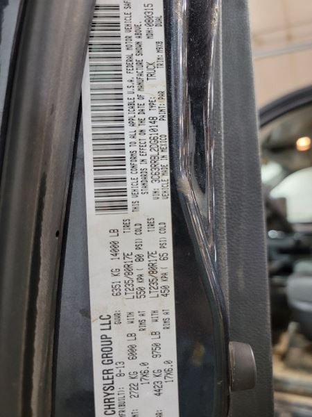 Chassis ECM Pickup Regular Cab Fits 13 DODGE 3500 PICKUP 563452