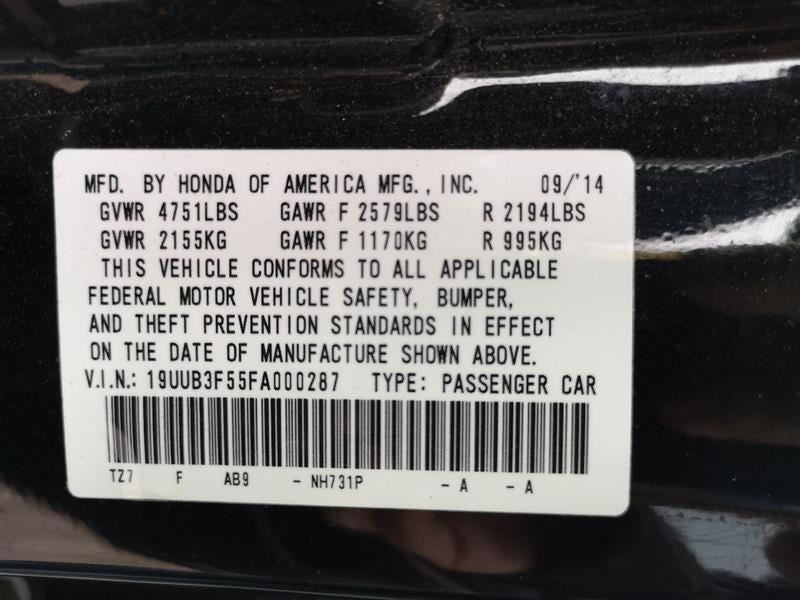 Anti-Lock Brake Part US Market Vehicle Stability Assist Fits 15-17 TLX