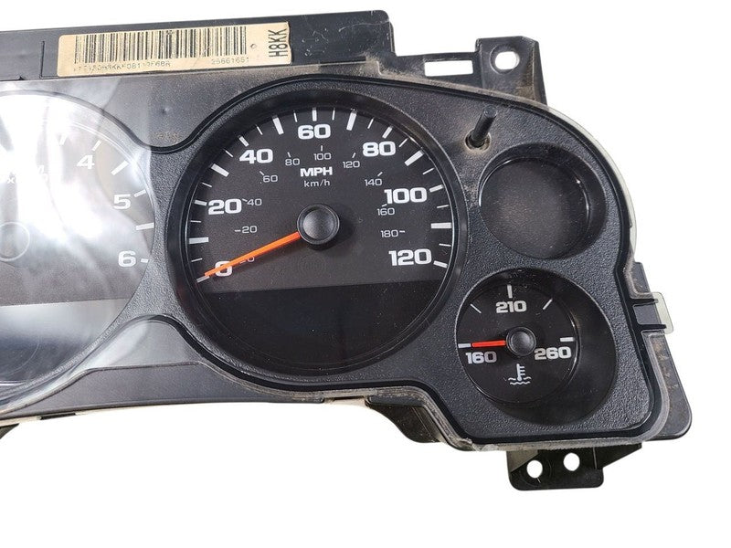 Speedometer Cluster MPH US Market Fits 07-10 SIERRA 1500 PICKUP 647772