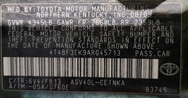 Audio Equipment Radio Receiver Am-fm-cd Fits 10-11 CAMRY 566121