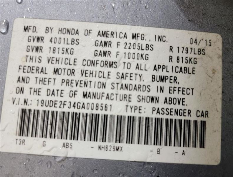 Info-GPS-TV Screen US Market Display Screen Base Upper Fits 16-17 ILX 