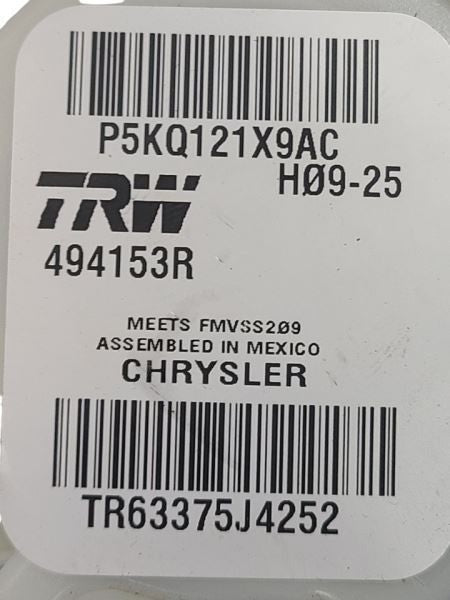 RAM1500   2016 Seat Belt Rear 601283
