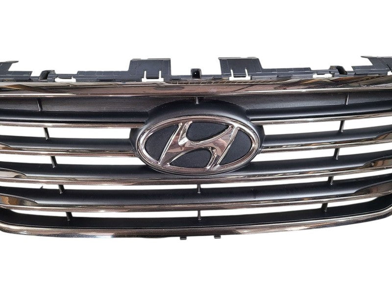 Grille Center Upper 4 Bars Chrome Fits 15-17 SONATA 647406