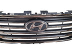 Grille Center Upper 4 Bars Chrome Fits 15-17 SONATA 647406