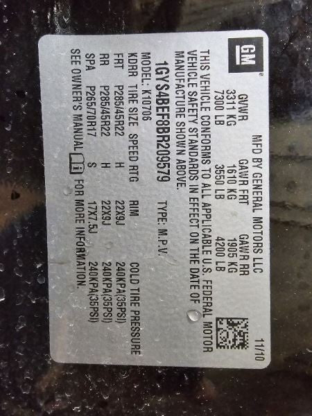 Driver Left Headlight Without LED Fits 09-14 ESCALADE 586181
