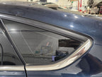 Driver Left Quarter Glass Chrome On Bottom Only Fits 13-20 FUSION 6331