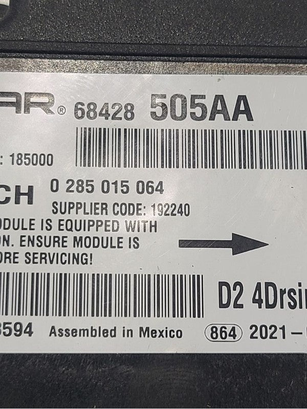Chassis ECM Pickup Crew Cab Srw Fits 20-24 DODGE 3500 664424 68428505A