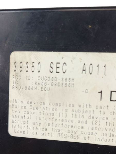 Chassis ECM Suspension TPMS Control Fits 07-08 TSX 577175 39350SECA01