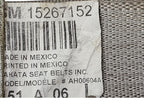 DTS       2006 Seat Belt Rear 603425