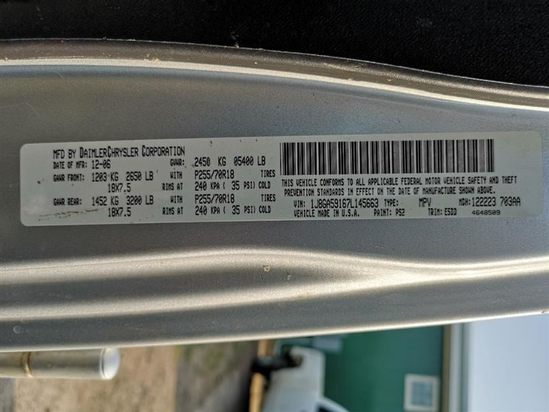 WRANGLER  2007 Transmission Shift 267510