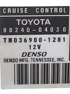 Chassis ECM Cruise Control Right Hand Kick Panel 2WD Fits 01-02 TACOMA