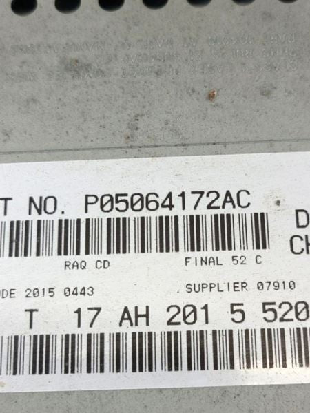 Audio Equipment Radio Receiver Chassis Cab Fits 06-10 DODGE 3500 PICKU