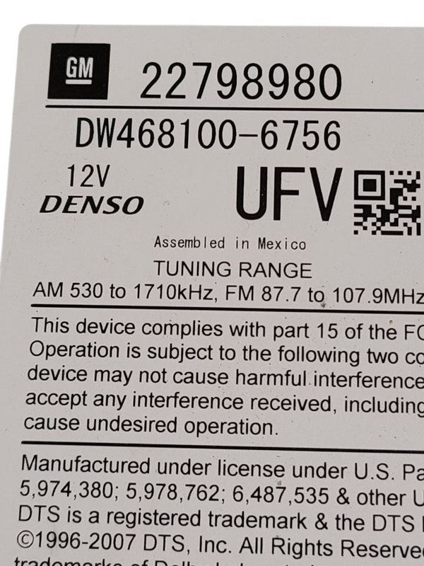 Audio Equipment Radio Receiver AM-FM-DVD-MP3-navigation Fits 11 VOLT 6