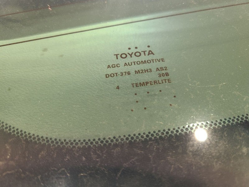 Back Glass Heated Without Premium Audio Fits 07-10 CAMRY 649858